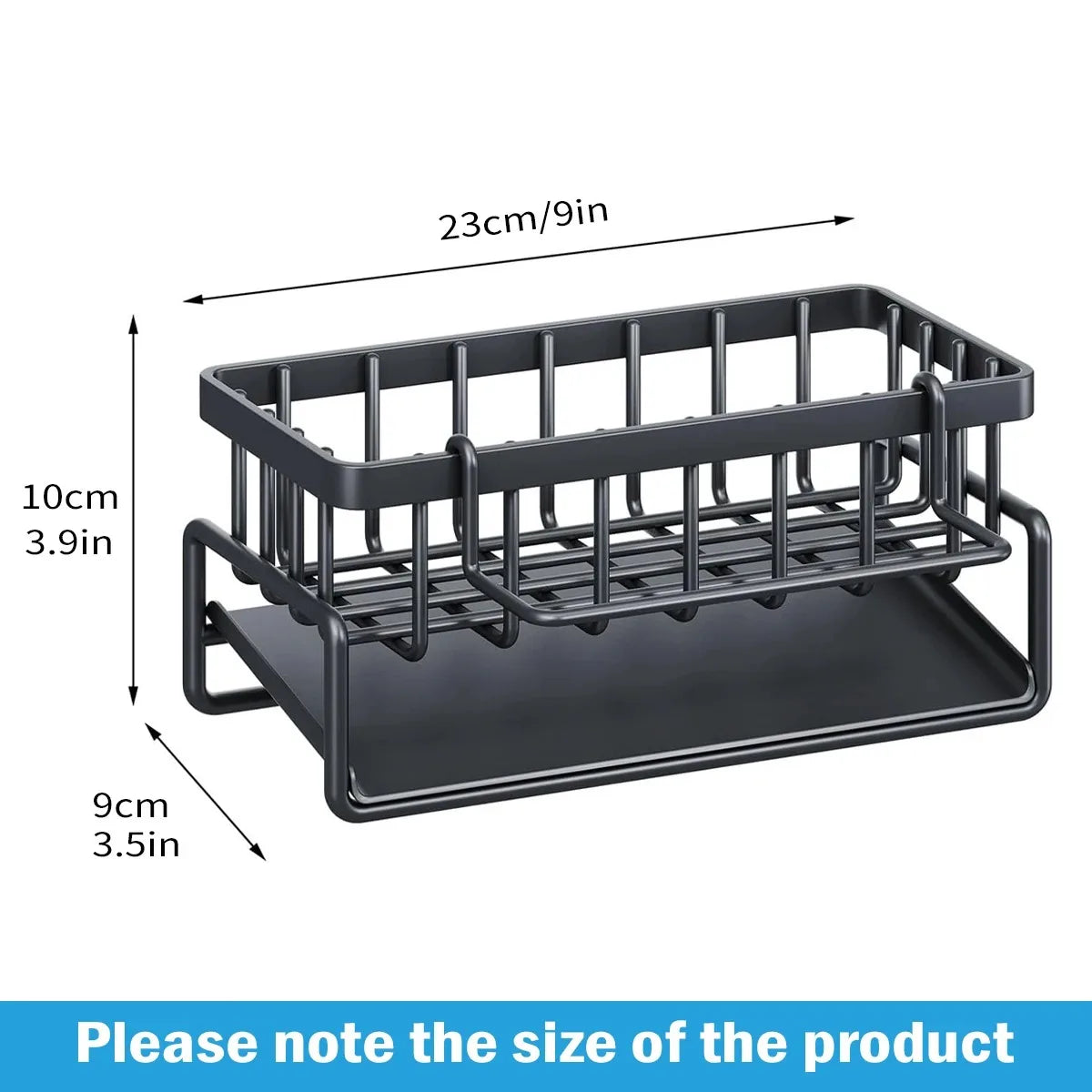 Kitchen Sink Organizer Rack – Multi-Purpose Sponge & Soap Holder