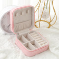 Travel Jewelry Box – Compact Leather Organizer for Rings, Earrings & Necklaces