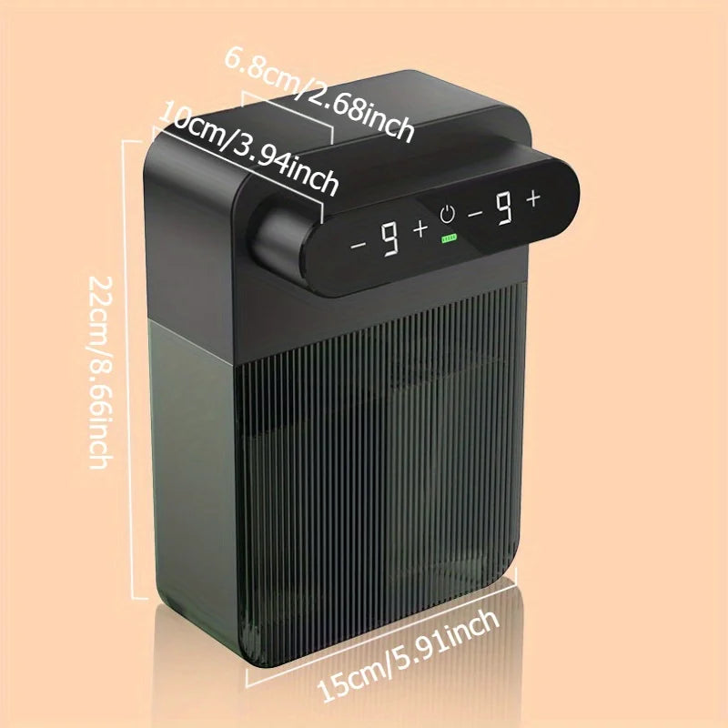 Dual Automatic Foam Soap Dispenser – USB Rechargeable Touchless Wall-Mounted 400ml + 400ml