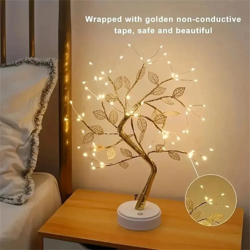 LED Rose Tree Table Lamp – Decorative Night Light for Home