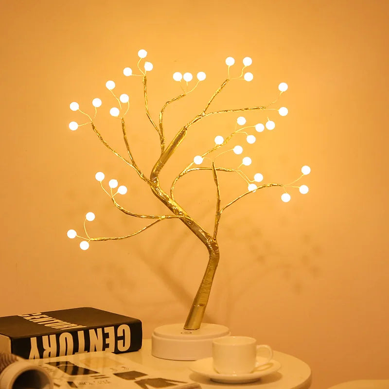 LED Rose Tree Table Lamp – Decorative Night Light for Home