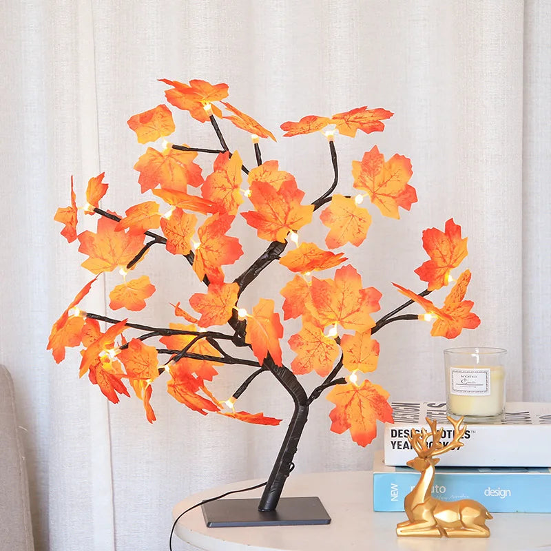 LED Rose Tree Table Lamp – Decorative Night Light for Home