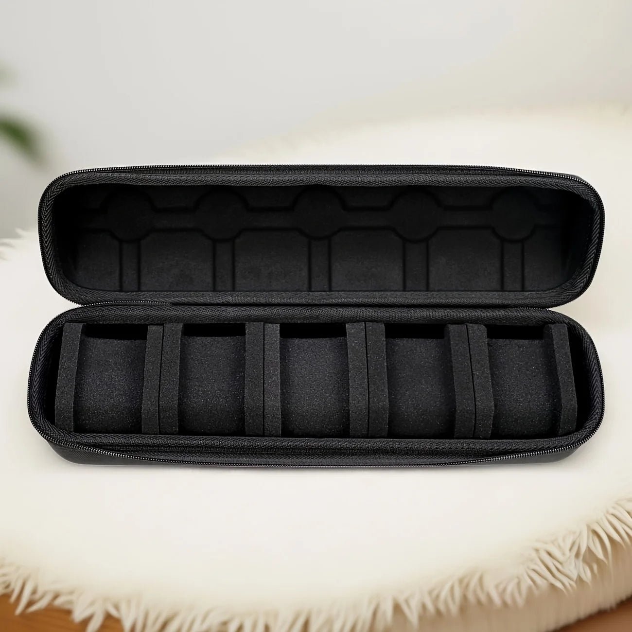 5-Slot Travel Watch Case – Hard Shell Watch Organizer