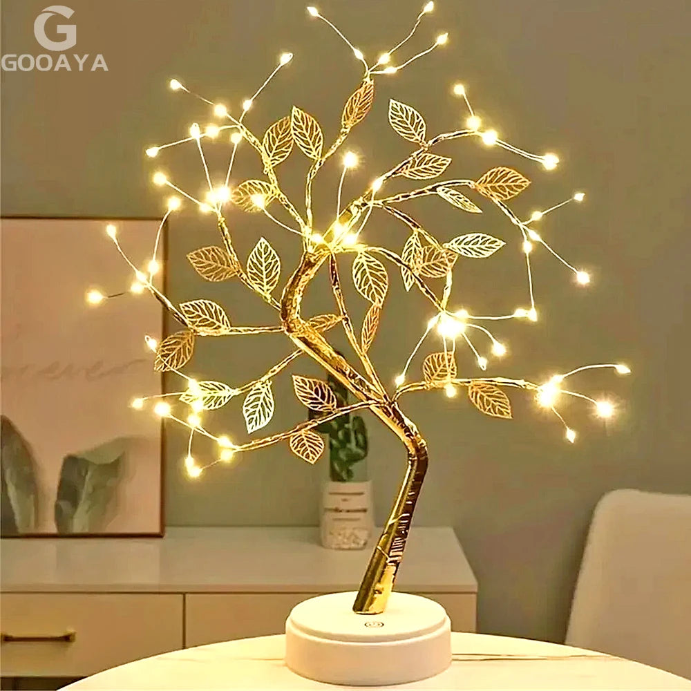 LED Rose Tree Table Lamp – Decorative Night Light for Home
