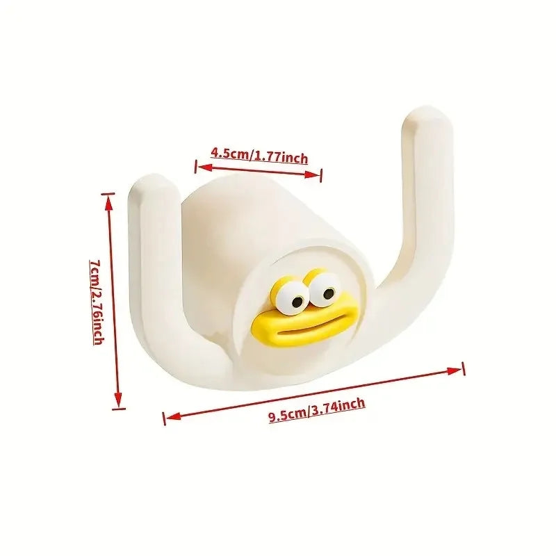Cartoon Bathroom Slipper Holder – Wall Mounted Drainage Hook