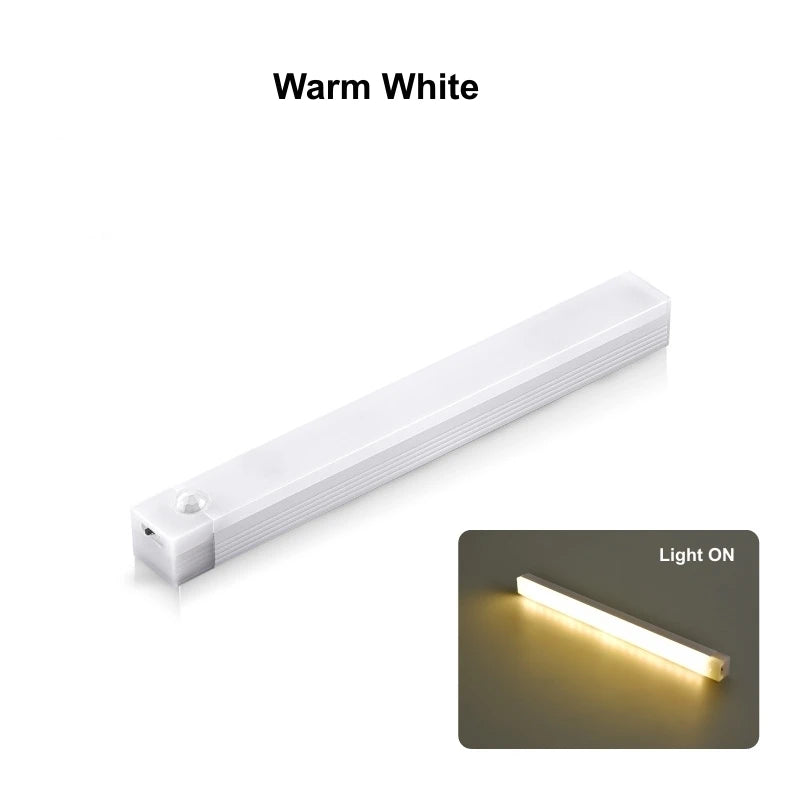 Wireless Motion Sensor LED Light Bar – USB Rechargeable Cabinet Light